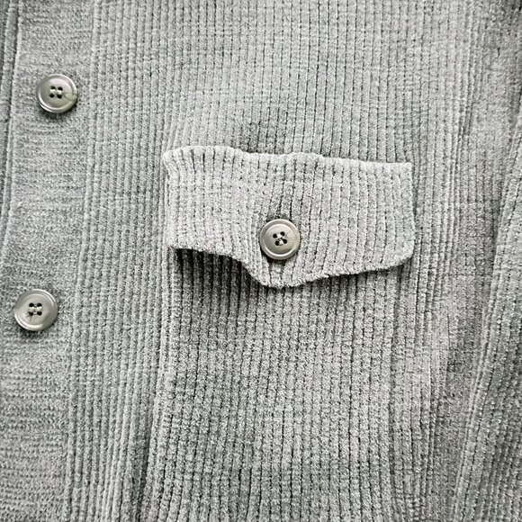 Pink Lily Green Soft Coroury Shacket Size - Picture 4 of 4